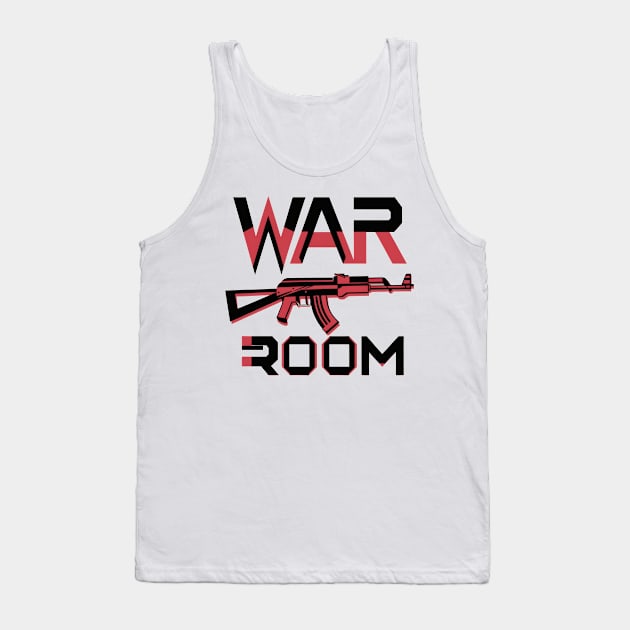 War Room Ak-47 Tank Top by SimpliPrinter